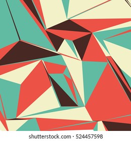 Abstract background with colorful triangles for magazines, booklets or mobile phone lock screen