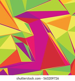 Abstract background with colorful triangles for magazines, booklets or mobile phone lock screen