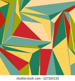 Abstract background with colorful triangles for magazines, booklets or mobile phone lock screen