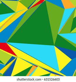 Abstract background with colorful triangles for magazines, booklets or mobile phone lock screen