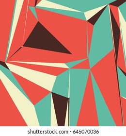 Abstract background with colorful triangles for magazines, booklets or mobile phone lock screen