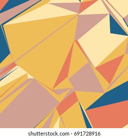 Abstract background with colorful triangles for magazines, booklets or mobile phone lock screen