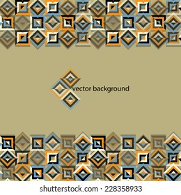 Abstract background with colorful triangles and rhombuses.