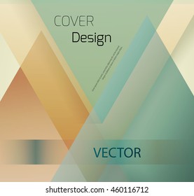 Abstract background with colorful triangles and space for text. Texture for covers, banners, booklets, etc. For web or printed media.