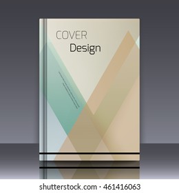 Abstract background with colorful triangles and space for text. Texture for covers, banners, booklets, etc. For web or printed media.