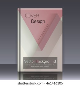 Abstract background with colorful triangles and space for text. Texture for covers, banners, booklets, etc. For web or printed media.