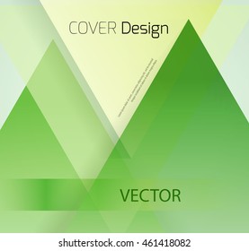 Abstract background with colorful triangles and space for text. Texture for covers, banners, booklets, etc. For web or printed media.