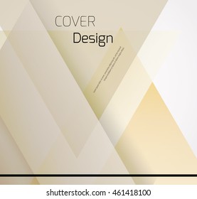 Abstract background with colorful triangles and space for text. Texture for covers, banners, booklets, etc. For web or printed media.