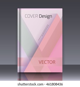 Abstract background with colorful triangles and space for text. Texture for covers, banners, booklets, etc. For web or printed media.