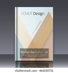 Abstract background with colorful triangles and space for text. Texture for covers, banners, booklets, etc. For web or printed media.