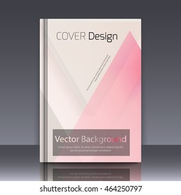 Abstract background with colorful triangles and space for text. Texture for covers, banners, booklets, etc. For web or printed media.