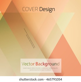 Abstract background with colorful triangles and space for text. Texture for covers, banners, booklets, etc. For web or printed media.