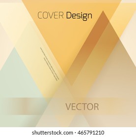 Abstract background with colorful triangles and space for text. Texture for covers, banners, booklets, etc. For web or printed media.