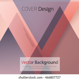 Abstract background with colorful triangles and space for text. Texture for covers, banners, booklets, etc. For web or printed media.