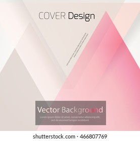 Abstract background with colorful triangles and space for text. Texture for covers, banners, booklets, etc. For web or printed media.