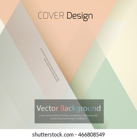Abstract background with colorful triangles and space for text. Texture for covers, banners, booklets, etc. For web or printed media.