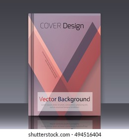 Abstract background with colorful triangles and space for text. Texture for covers, banners, booklets, etc. For web or printed media.