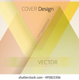 Abstract background with colorful triangles and space for text. Texture for covers, banners, booklets, etc. For web or printed media.
