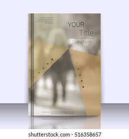 Abstract background with colorful triangles and space for text over stylish blurred image. Texture for covers, banners, booklets, etc. Background texxture for web or printed media.