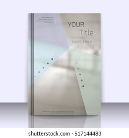 Abstract background with colorful triangles and space for text over stylish blurred image. Texture for covers, banners, booklets, etc. Background texxture for web or printed media.