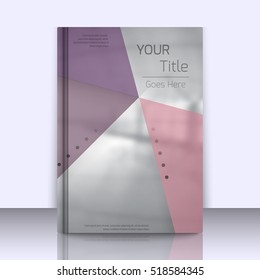 Abstract background with colorful triangles and space for text over stylish blurred image. Texture for covers, banners, booklets, etc. Background texxture for web or printed media.
