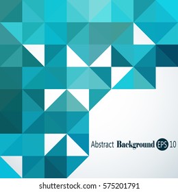 Abstract background with colorful triangles and squares
