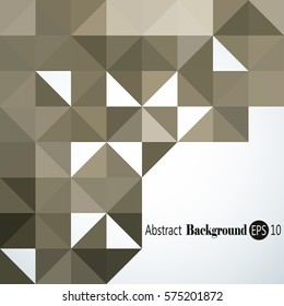 Abstract background with colorful triangles and squares