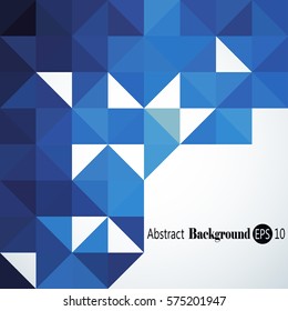 Abstract background with colorful triangles and squares