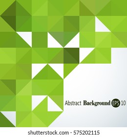 Abstract background with colorful triangles and squares