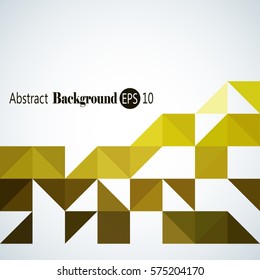 Abstract background with colorful triangles and squares
