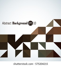 Abstract background with colorful triangles and squares
