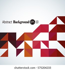 Abstract background with colorful triangles and squares
