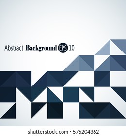 Abstract background with colorful triangles and squares
