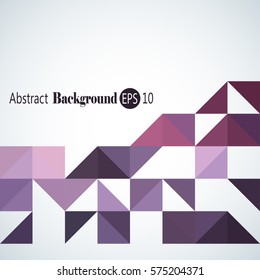 Abstract background with colorful triangles and squares
