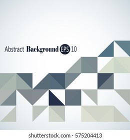 Abstract background with colorful triangles and squares
