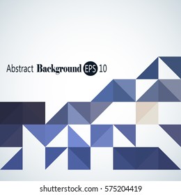 Abstract background with colorful triangles and squares
