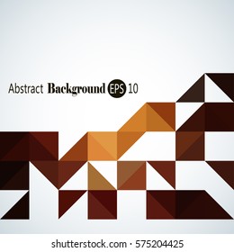 Abstract background with colorful triangles and squares
