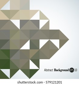 Abstract background with colorful triangles and squares