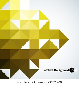 Abstract background with colorful triangles and squares