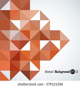 Abstract background with colorful triangles and squares