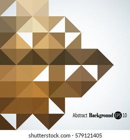 Abstract background with colorful triangles and squares