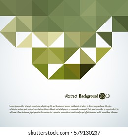 Abstract background with colorful triangles and squares