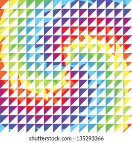 Abstract background colorful triangles. Vector illustration EPS10