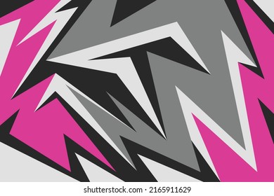 Abstract background with colorful triangular and arrow pattern