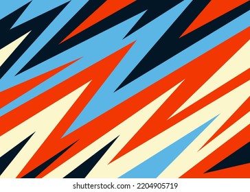 Abstract background with colorful triangular and arrow pattern. Abstract geometric wallpaper