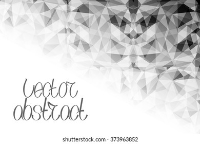 Abstract Background. Colorful Triangular Elements for Your Design. Vector illustration