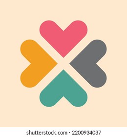 abstrakter Hintergrund, bunter Vektorgrafik 