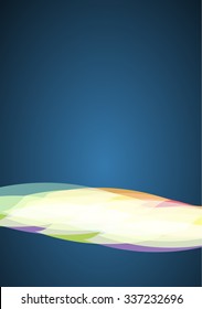abstract background with colorful wave