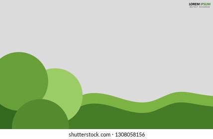 Abstract background with colorful wave and circle. Modern design. Eps 10.