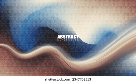 Abstract Background With Colorful Waves